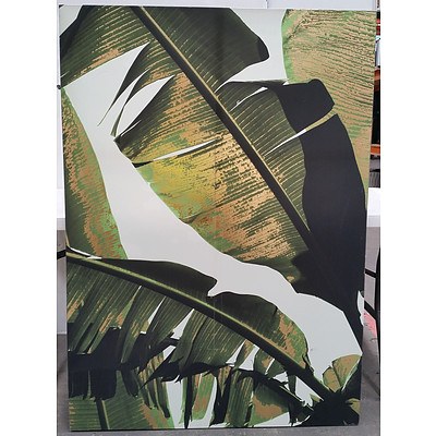 Stretched Canvas Print of Palm Leaves