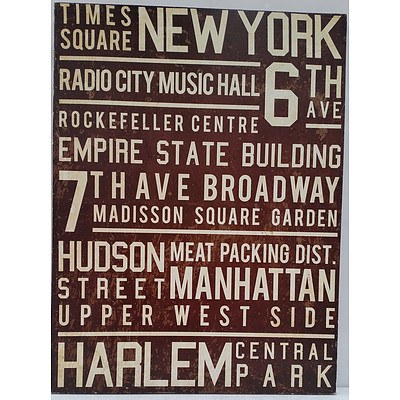 New York Stretched Canvas Print
