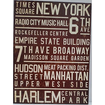 New York Stretched Canvas Print
