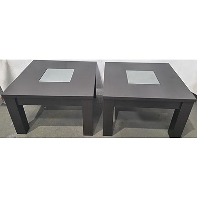 Contemporary Lamp Tables - Lot of Two