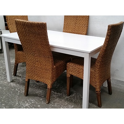 Contemporary Five Piece Dining Setting
