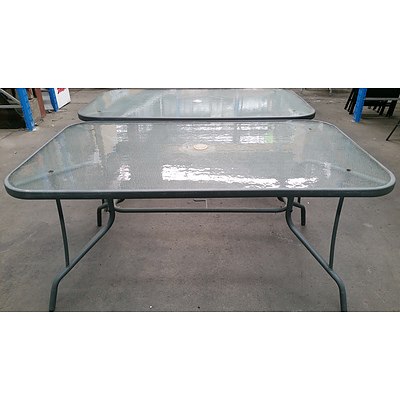 Outdoor Dining Tables - Lot of Two