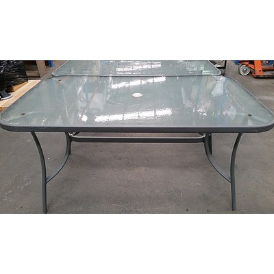 Outdoor Dining Tables - Lot of Two