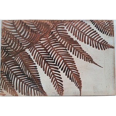 Fern Leaves Stretched Canvas Print
