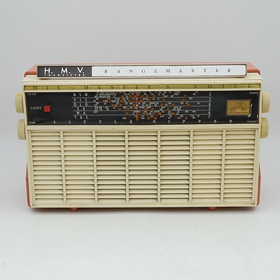 His Master's Voice Little Nipper Rangemaster Portable Radio