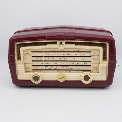 AWA Radiola Model 449MA Valve Radio