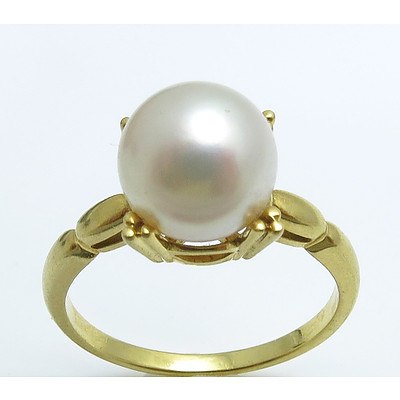 Mikimoto 18ct Gold Pearl Ring