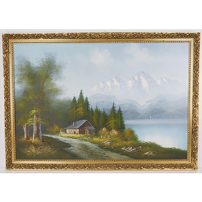 C.S.Kany Cabin by the Lake Oil on Board