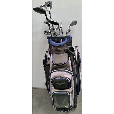 Set of Ping Mens Right Handed Golf Clubs with Bag