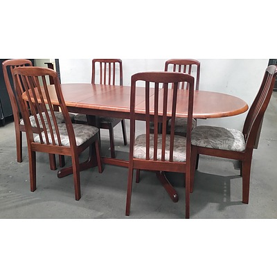 Maple Seven Piece Extension Dining Setting