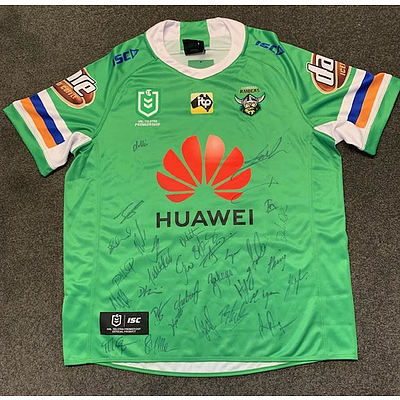 Signed 2019 Canberra Raiders Jersey I