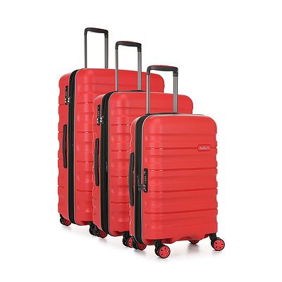 Antler 'Juno 2' Luggage set of three - Red