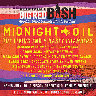 Birdsville "Big Red Bash" Experience featuring Midnight Oil