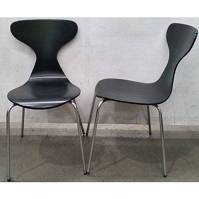 Cafe Chairs - Lot of Six