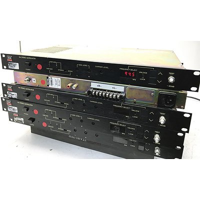 DX Antenna DHM-332EII FM Stereo Modulators - Lot of 5