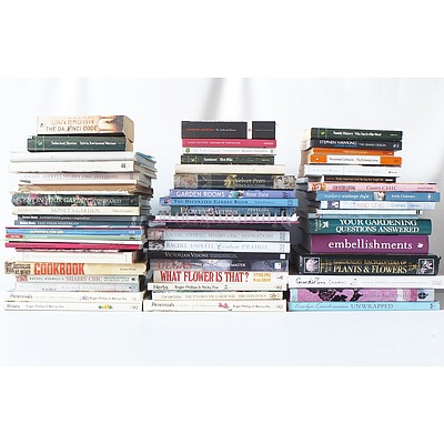 Large Assorted Lot of Books Including Cook Books, Dogs and More