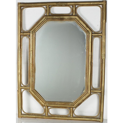 Two Contemporary Framed Mirrors