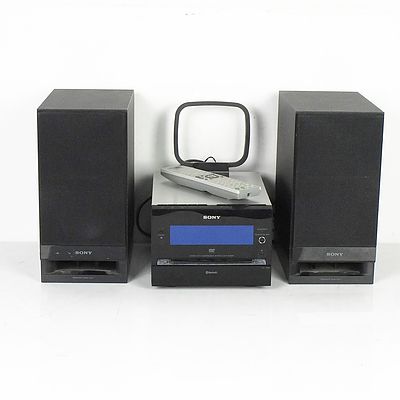 Sony Micro Hi-Fi Component System With Two Speakers