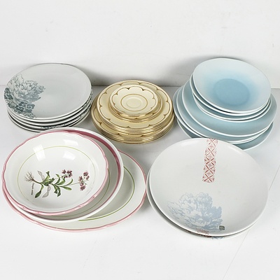 Various China, Including Clarice Cliff, Portmeirion, The Queens Hidden Garden and More