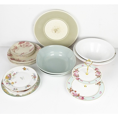 Various Dining Settings, Serving Stands and More, Including Villeroy & Boch, Clementine, Limoges