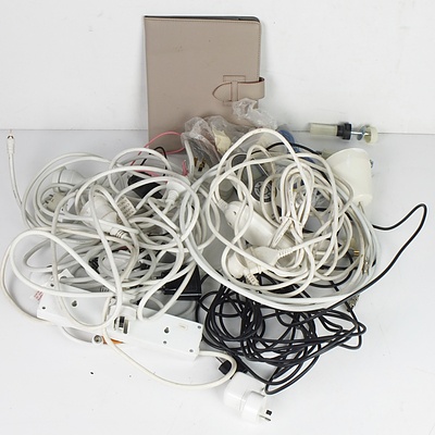 Various Electrical Power Cords, Chargers and More