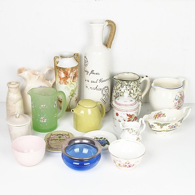 Group of Ceramics Including Royal Copenhagen, Aynsley, Parklands, Pareek and More