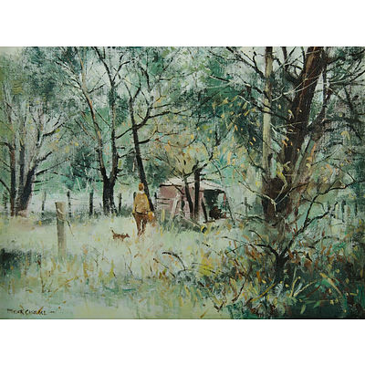 CARROLL, Patrick (b.1949) 'On a Bright Bush Morn, Berrima' Oil on Canvas on Board