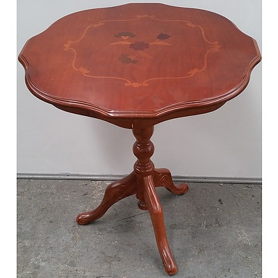 Scalloped Edge Occasional Table