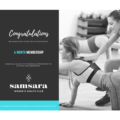 Samsara Women’s Health Club - 6 Month Membership