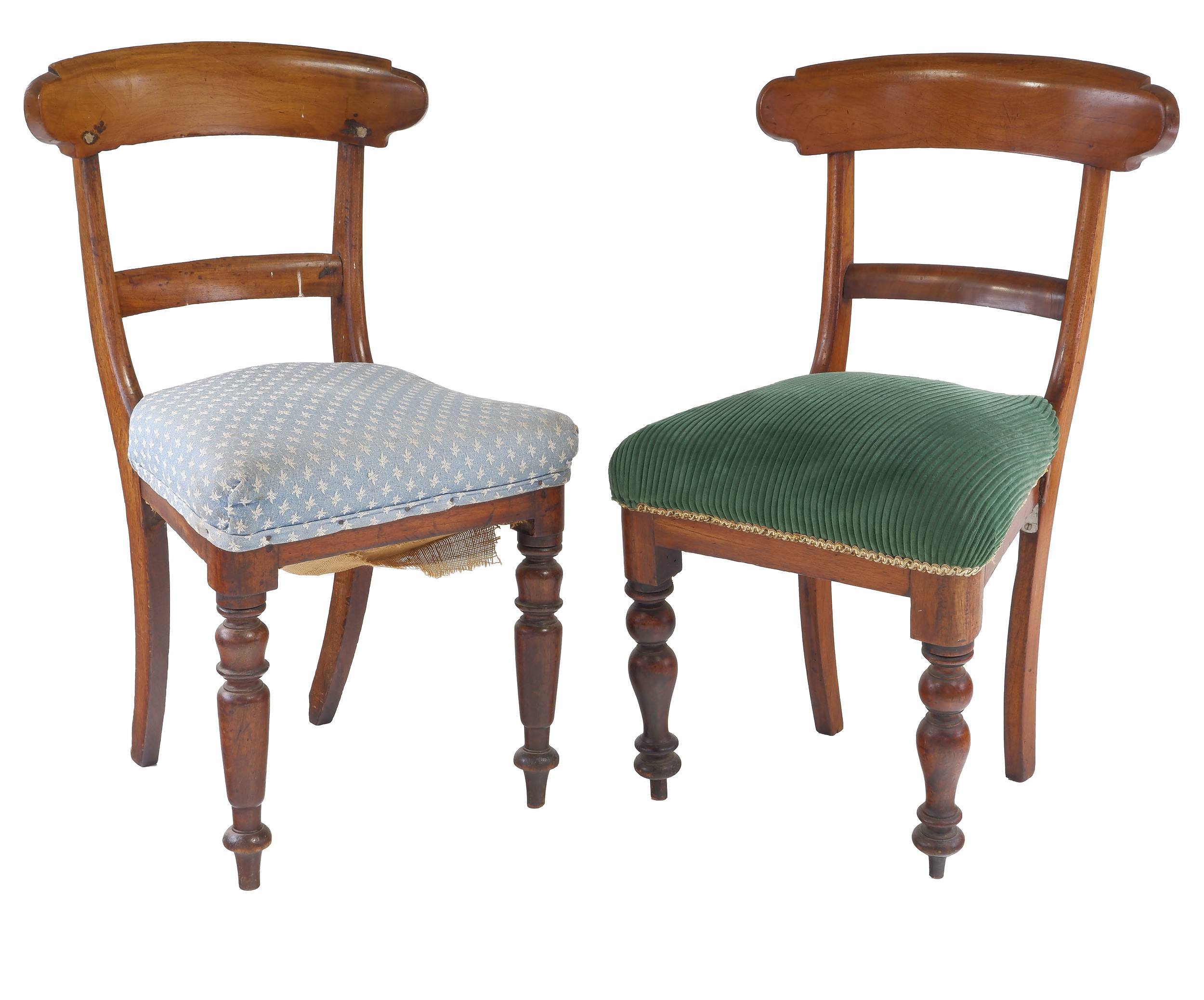'Two Australian Cedar Barback Chairs ex Gidleigh via Bungendore NSW'