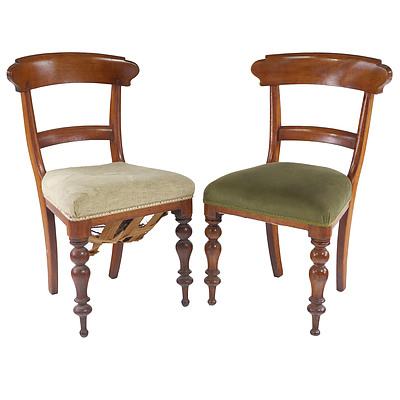 Two Australian Cedar Barback Chairs, Ex Gidleigh Homestead Bungendore NSW