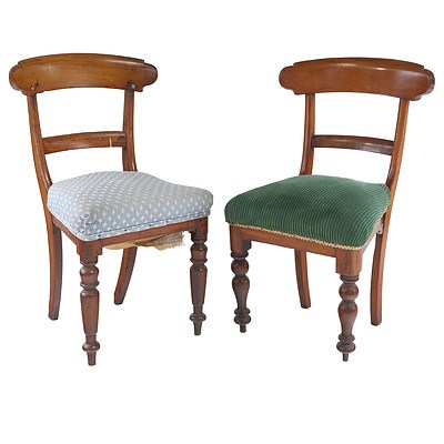 Two Australian Cedar Barback Chairs, Ex Gidleigh Homestead Bungendore NSW