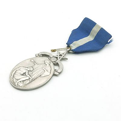 Sterling Silver Masonic Medal