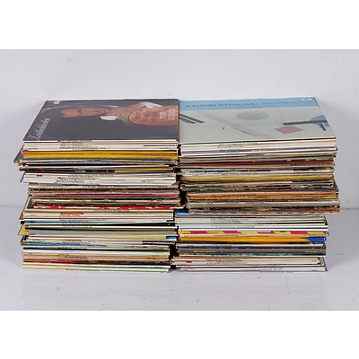 Large Group of Various Vinyl Records Including New Kids on the Block, Janet Jackson and More