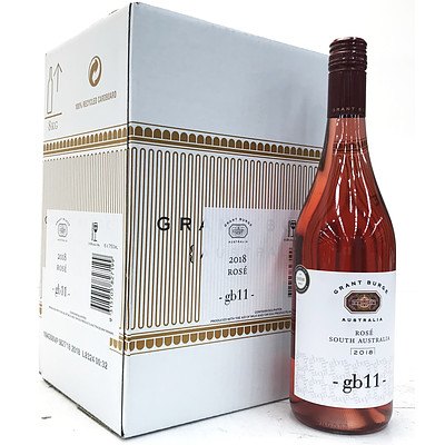 Case of 6x 750ml Bottles 2018 Grant Burge GB11 Rose - RRP $82.00