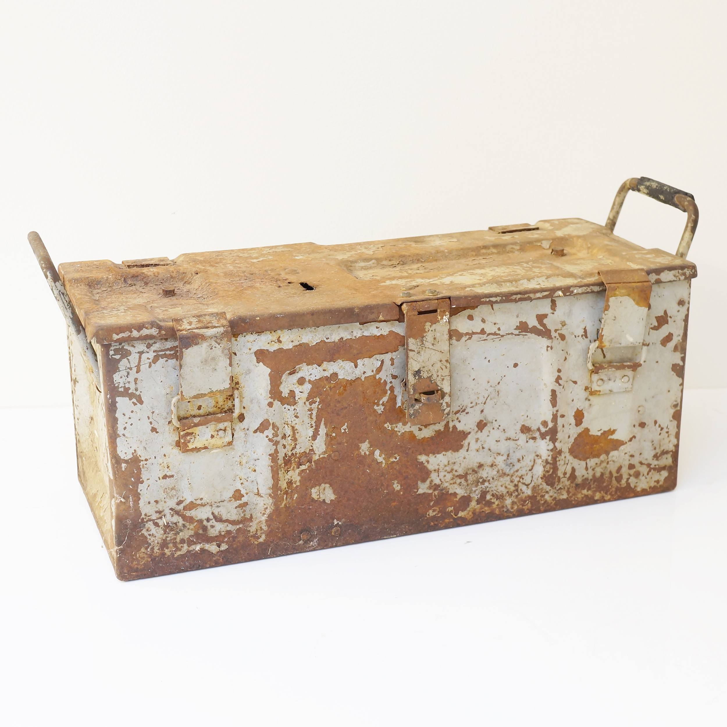 Vintage Metal Ammunition Box Lot 1040076 ALLBIDS