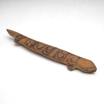 Aboriginal Lizard Carving Circa 1970
