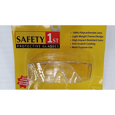 Safety 1st Clear Lens Safety Glasses - Lot of 142 - New