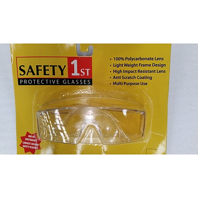 Safety 1st Clear Lens Safety Glasses - Lot of 120 - New