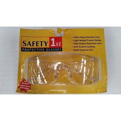Safety 1st Clear Lens Safety Goggles - Lot of 65 - New