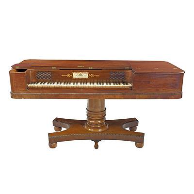 William IV Mahogany Piano Forte, Alexander Ramsey Watlin Maker, London Circa 1835