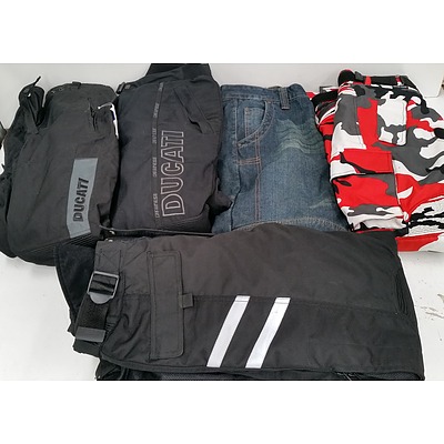 Selection of Men's and Women's Motorcycle Protective Clothing