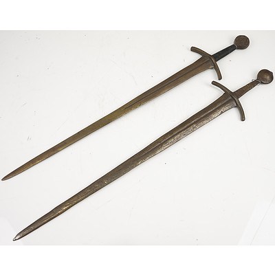 Two Reproduction Medieval Swords