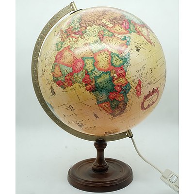 Lighted World Discoverer Globe