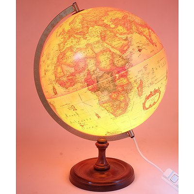 Lighted World Discoverer Globe