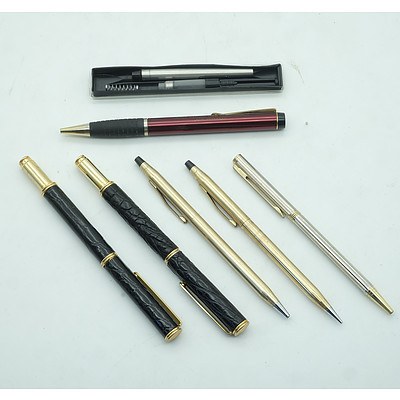 Group of Pens Including Cross