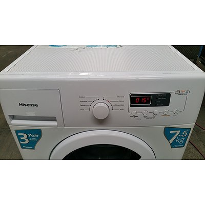 Hisense 7.5 Kg Front Loader Washing Machine