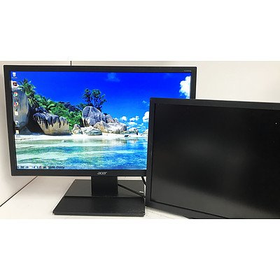 Acer V226HQL FullHD 22 Inch Widescreen LED Monitors - Lot of 4
