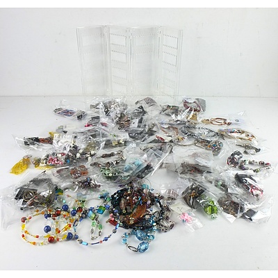 Large Group of Brand New Jewellery and Market Displays