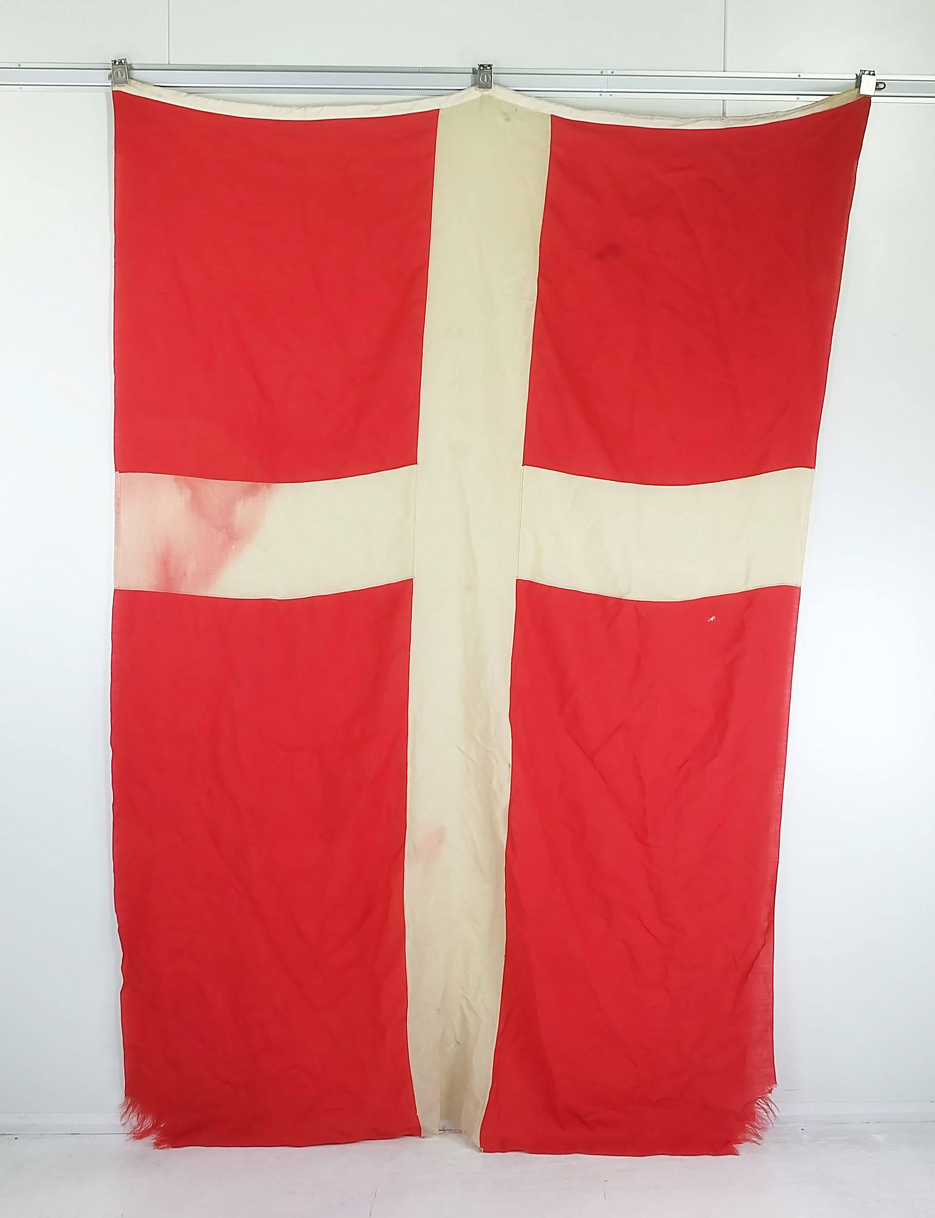 Two Vintage Flags Including Denmark Lot 1059021 Allbids